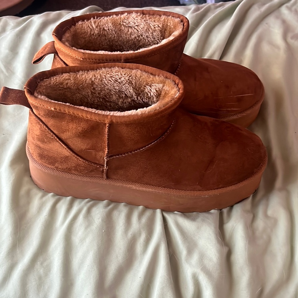 Platform Brown Boots